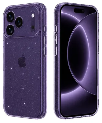 Produktbild von Techsuit - SparkleSkin Schutzhülle für iPhone 18 Pro / iPhone 17 Pro - transparent