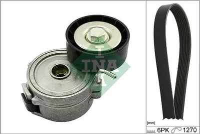 Produktbild von INA 529 0315 10 Keilrippenriemensatz für FORD FOCUS III Turnier