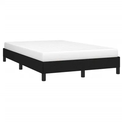 Produktbild von vidaXL Bettgestell ohne Matratze Schwarz 120x190 cm Stoff