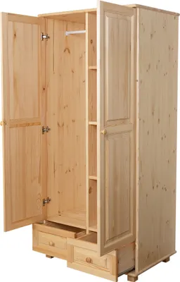 Produktbild von Schrank Kiefer natur 80 cm breit