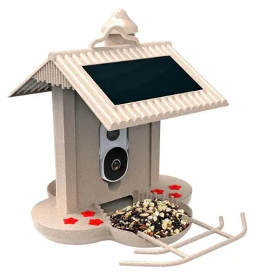 Zdjęcie produktu dla HiBirds – Inteligentny podajnik dla ptaków z kamerą 1080HD, Wi-Fi i funkcją rozpoznawania obrazu – (HB-554)