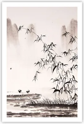 Produktbild von Poster - Poster ohne Rahmen - Bambus schwarz China - 61x91,5 cm - Wand Bild - Wanddeko - Wandbilder - Kunstposter - Wandposter - Bilder - Kunstdruck - Wanddekoration - Wandbild - P2XPA61x91-3116