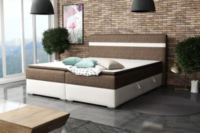 Produktbild von Boxspringbett Schlafzimmerbett DAWID 140x200cm inkl.Bettkasten