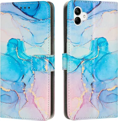 Produktbild von König Design Hülle kompatibel mit Kunstleder Handyhülle - Handy Case Rosa Grün