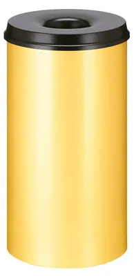 Immagine prodotto di V-Part - Feuerlöschender Papierkorb 50 Liter - Steel   - Gelb, Schwarz