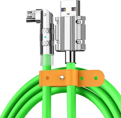 Produktbild von INF 90° drehbares Ladekabel - 120W - 1,2 m Grün