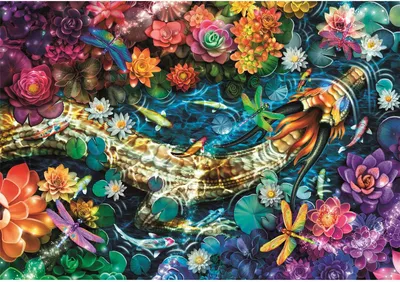 Produktbild von Clementoni Puzzle 1000 Teile Koi River Erwachsenenpuzzle