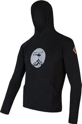 Obrázek produktu pro Mikina Sensor Merino Upper Heli pánské klokanka s kapucí černá Velikost 2XL 21200035-04