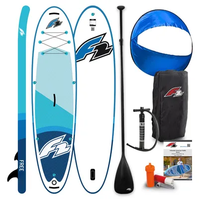 Produktbild von F2 Stand up Paddle Board FREE - Round Sail - SET SUP 11,6 Blau