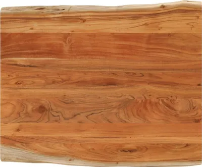 Produktbild von Tischplatte 110x80x2,5cm Rechteckig Massivholz Akazie Baumkante