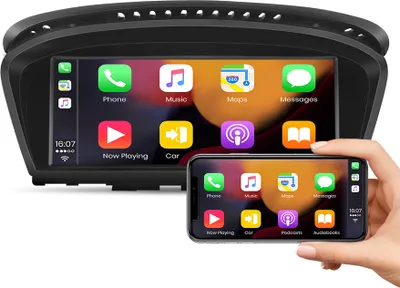 Produktbild von 8.8''1+32GB kabelloses CarPlay Für BMW 5er E64 E90 E91 E92 CCC system Android Auto  WIFI KI-Stimme SWC  BT bluetooth