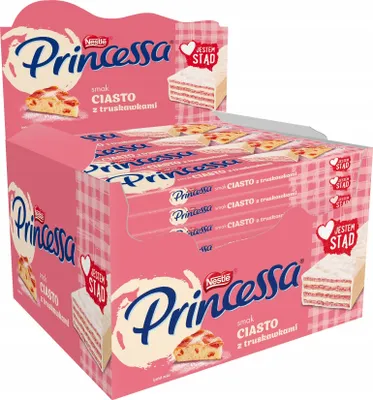 Zdjęcie produktu dla Princessa Ciasto z truskawkami 40g