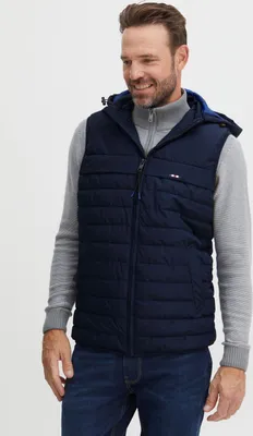 Produktbild von FQ1924 FQDanial Herren Weste Steppweste Outdoor Weste Leicht gesteppte Winterweste mit Kapuze Regular Fit