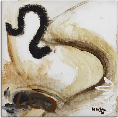 Produktbild von ARTland Leinwandbild Löwe Größe: 50x50 cm