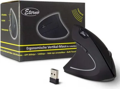 Immagine prodotto di Inter Tech 88884102 Inter-Tech Vertikalmaus Eterno KM-206L