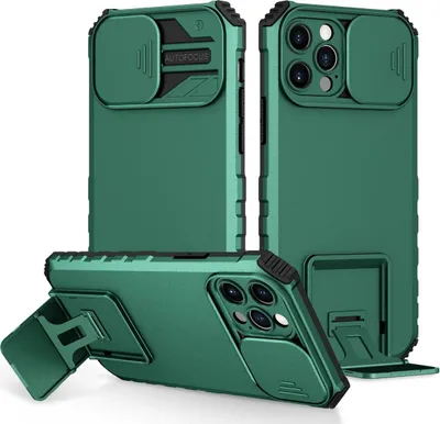 Produktbild von König Design Hülle kompatibel mit Apple iPhone 15 Pro Max Kunststoff Soft Handyhülle - Handy Case Grün