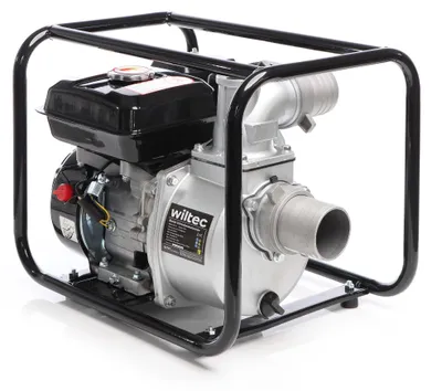 Benzin-Schmutzwasserpumpe 4 kW, 60.000 l/h, 30 m, 80 mm Anschluss