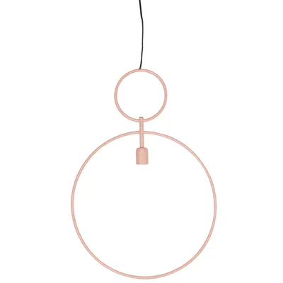 Image de Light En Living Lampe à Suspension Dorina Vieux Rose 70 Cm
