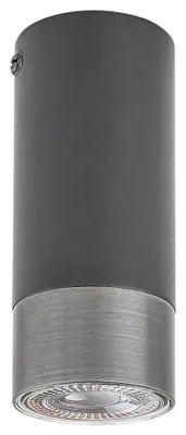 Immagine prodotto di Faretto da soffitto nero opaco / argento GU10 1X5W Zircon 5074 Rabalux
