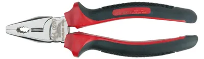 Productafbeelding van KS Tools 964.0203, roestvrij staal, zwart, rood, 200 mm