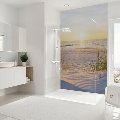 Produktbild von Duschrückwand SCHULTE DecoDesign Foto Dünenidylle Strand 255 x 150 cm D190152523 596