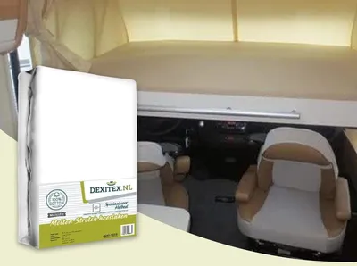 Produktbild von Dexitex Molton Matratzenschoner Hebebett Wohnmobil & Caravan – MultiFit® 130–160 x 190–210 cm, Wasserdichtes Spannbetttuch –Hubbett /Topper –Weiß