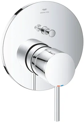 Produktbild von GROHE Einhand-Wannenbatterie Atrio 24355, Fertigmontageset für Rapido SmartBox, chrom