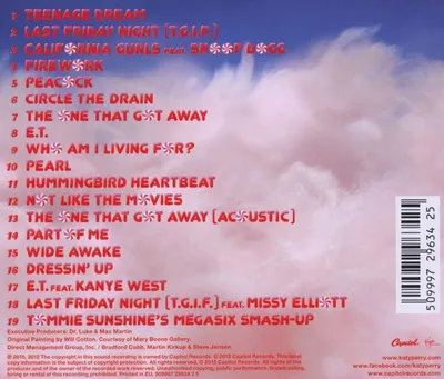 Obrázek produktu pro Universal Music Katy Perry - Teenage Dream: The Complete Confection, CD, Pop, CD, Katy Perry, Fyzické médium, Dospělý, 1 disky