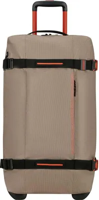 Produktbild von American Tourister Reisetasche Trolley Urban Track Duffle / WH Coated Beige / Orange 68cm