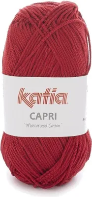 Image de Katia Capri 82150 Maroon Fil à tricoter