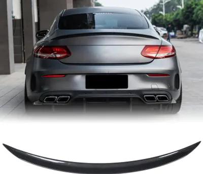 Obrázok produktu pre Spoiler zadnej časti vozidla pre AMG štýl predĺženie krídla náhrada pre CLA C118 W118 CLA45 uhlíkové vlákno