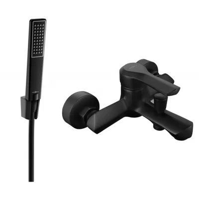 Obrázok produktu pre Mexen Sabre R72 vaňová batéria so sprchovacím setom, čierna - 7213R72-70