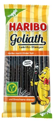 Produktbild von Haribo Goliath Lakritz Stangen 125g