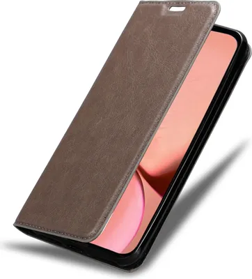 Produktbild von Cadorabo Hülle für Apple iPhone 13 MINI Schutz Hülle in Braun Handyhülle Etui Case Cover Magnetverschluss