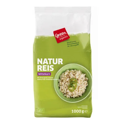 Image de Riz naturel grain moyen 1kg