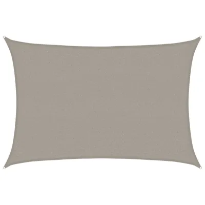 Produktbild von Sonnensegel 160 g/m² Rechteckig Hellgrau 2,5x3,5 m HDPE