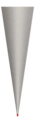 Produktbild von ROTH Schultüten-Rohling rund 700 mm grau