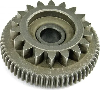 Produktbild von BestPrice Anlasser Ritzel Anlassersegment Doppelritzel Motorblock 18 Zähne kompatibel mit Minarelli