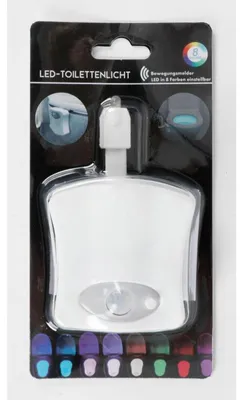 Produktbild von LED-Toilettenlicht mit Bewegungsmelder Licht Beleuchtung Lampe WC Toilette TOP
