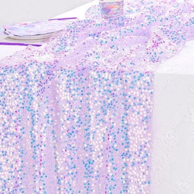 Immagine prodotto di Runner da tavola in carta 63 x 300 cm, paillettes, decorazioni per feste, Natale, compleanni, matrimoni