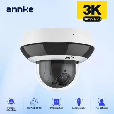 Zdjęcie produktu dla Kamera monitoringu PTZ 4MP z optycznym zoomem, inteligentnym wykrywaniem opartym na sztucznej inteligencji i zasilaniem PoE