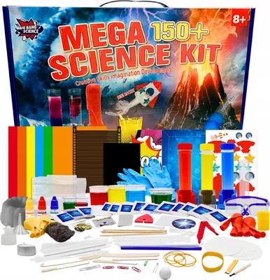 Produktbild von Set mit über 150 kreativen wissenschaftlichen Experimenten für Kinder, die Spaß machen und lernen