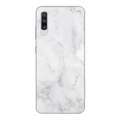 Produktbild von MuchoWow® Handyhülle Schutzhülle Hülle für Samsung Galaxy A70 Marmor - Weiß - Grau - Luxus - Marmoroptik - Stein Silikon Softcase Handy Hülle - Schutzhaube
