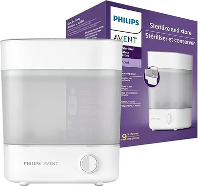 Zdjęcie produktu dla Sterylizator do butelek Philips Avent - sterylizacja w 10 minut - Do 6 butelek - SCF293/00