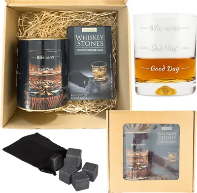 Produktbild von Set für Ihn - Whiskyglas + Stone Trinksteine