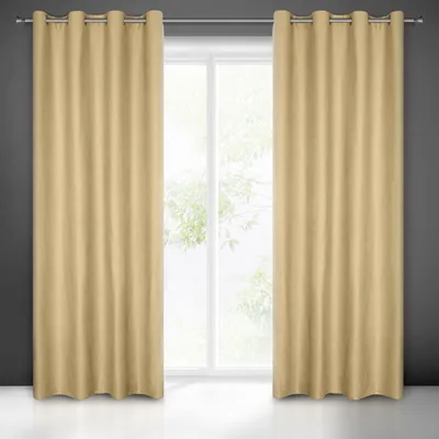 Produktbild von Vorhang ADA beige 140x250 cm  Ösen Ösenvorhang