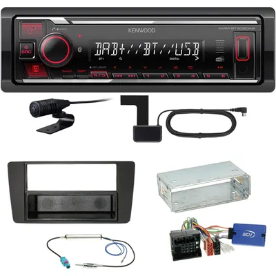 Produktbild von Kenwood KMM-BT408DAB Bluetooth DAB USB Einbauset für Skoda Yeti 5L Octavia 2