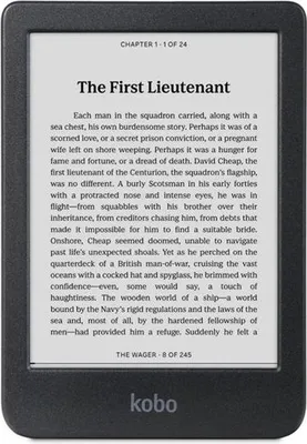 Obrázok produktu pre Ebook Kobo Clara BW 6 EInk Carta 1300HD 16GB čierna