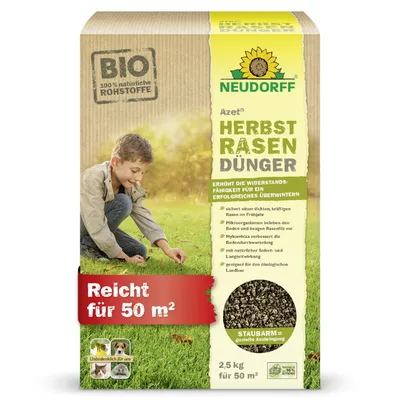 Produktbild von Neudorff Azet HerbstRasenDünger 2,5 kg für 50 m²
