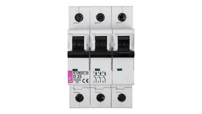Immagine prodotto di Interruttore 3P D 25A 10kA AC ETIMAT10 002155718